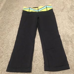 Lululemon split leg Capri Leggings